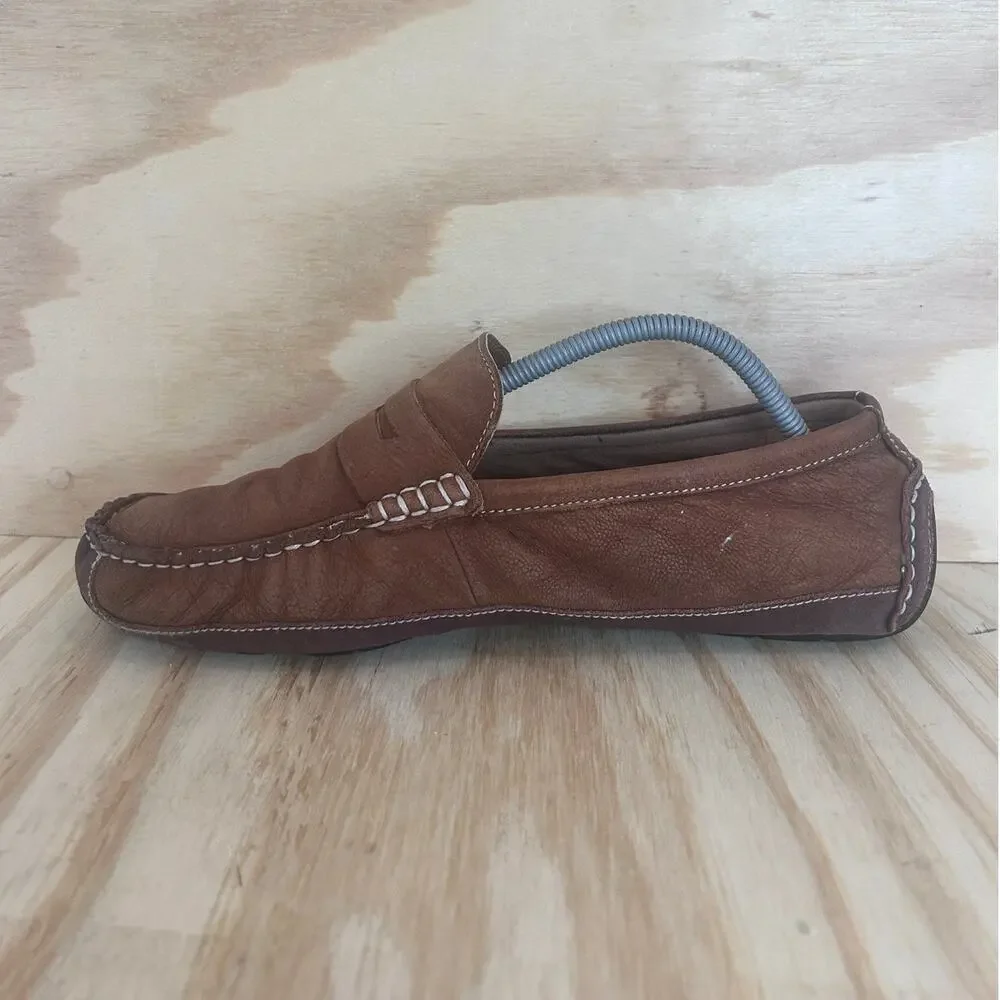 Cole Haan -Wyatt Penny Driver Style -Loafers Shoes -Brown -Men's - 9.5M -C30966